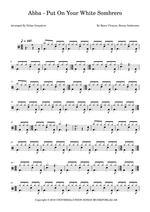 Put on Your White Sombrero - ABBA drum sheet music