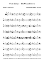 The Union Forever - The White Stripes drum sheet music