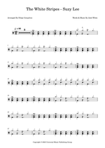 Suzy Lee - The White Stripes drum sheet music