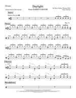 Daylight - Harry Styles drum sheet music