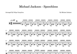 Speechless - Michael Jackson drum sheet music
