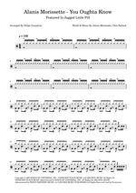 You Oughta Know - Alanis Morissette drum sheet music