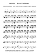 Hurts Like Heaven - Coldplay drum sheet music