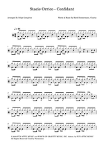 Confidant - Stacie Orrico drum sheet music