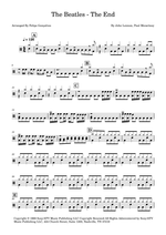 The End - The Beatles drum sheet music