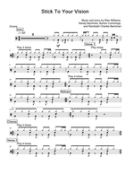 Stick to Your Vision - Maestro Fresh Wes drum sheet music