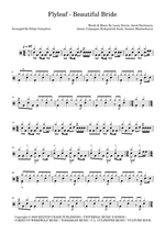 Beautiful Bride - Flyleaf drum sheet music
