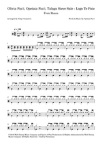 Logo Te Pate - Opetaia Foa'i drum sheet music