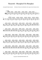 Shanghai'd in Shanghai - Nazareth drum sheet music