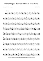 You've Got Her in Your Pocket - The White Stripes drum sheet music