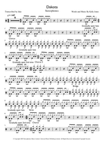 Dakota - Stereophonics drum sheet music