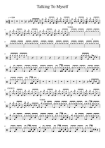 Talking to Myself - Linkin Park drum sheet music