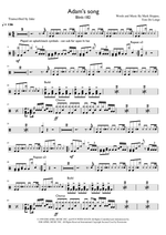 Adam's Song - Blink 182 drum sheet music