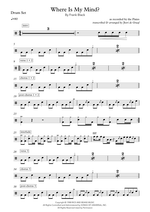 Where Is My Mind? - Pixies drum sheet music