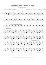 Comforting Sounds - Mew drum sheet music