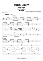 Mighty Mighty - Earth, Wind and Fire drum sheet music