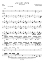 Late Night Talking - Harry Styles drum sheet music