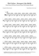 Strangers Like Me - Phil Collins drum sheet music