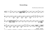 Something - The Beatles drum sheet music