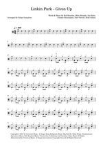 Given Up - Linkin Park drum sheet music
