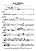 Come Together - The Beatles drum sheet music
