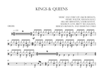 Kings & Queens - Ava Max drum sheet music