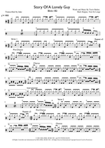Story of a Lonely Guy - Blink 182 drum sheet music