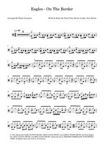 On the Border - Eagles drum sheet music