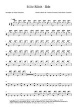 NDA - Billie Eilish drum sheet music