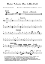 Place in This World - Michael W. Smith drum sheet music