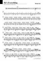 He's Everything (feat. Queen Latifah, Keke Palmer, Jeremy Jordan, Andy Karl, and DeQuina Moore) - Dolly Parton drum sheet music