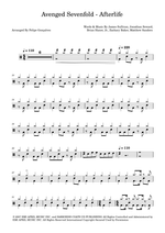 Afterlife - Avenged Sevenfold drum sheet music