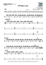 All Night Long (All Night) - Lionel Richie drum sheet music
