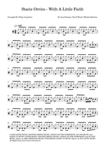 With a Little Faith - Stacie Orrico drum sheet music