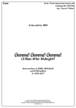 Gimme! Gimme! Gimme! (A Man After Midnight) - ABBA drum sheet music