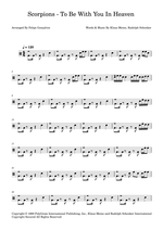 To Be with You in Heaven - Scorpions drum sheet music