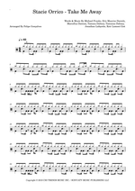 Take Me Away - Stacie Orrico drum sheet music