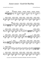 Good Girl, Bad Boy - Junior Senior drum sheet music