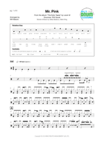 Mr. Pink - Level 42 drum sheet music