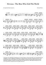 The Man Who Sold the World - Nirvana drum sheet music