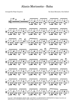 Baba - Alanis Morissette drum sheet music