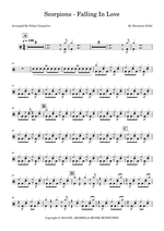 Falling in Love - Scorpions drum sheet music