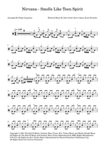 Smells Like Teen Spirit - Nirvana drum sheet music