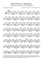 Breakaway - Kelly Clarkson drum sheet music