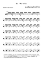 Waterfalls - TLC drum sheet music
