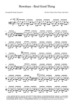 Real Good Thing - Newsboys drum sheet music