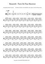 Turn on Your Receiver - Nazareth drum sheet music