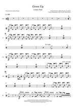 Given Up - Linkin Park drum sheet music