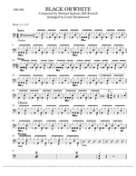 Black or White - Michael Jackson drum sheet music