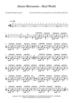 Real World - Alanis Morissette drum sheet music
